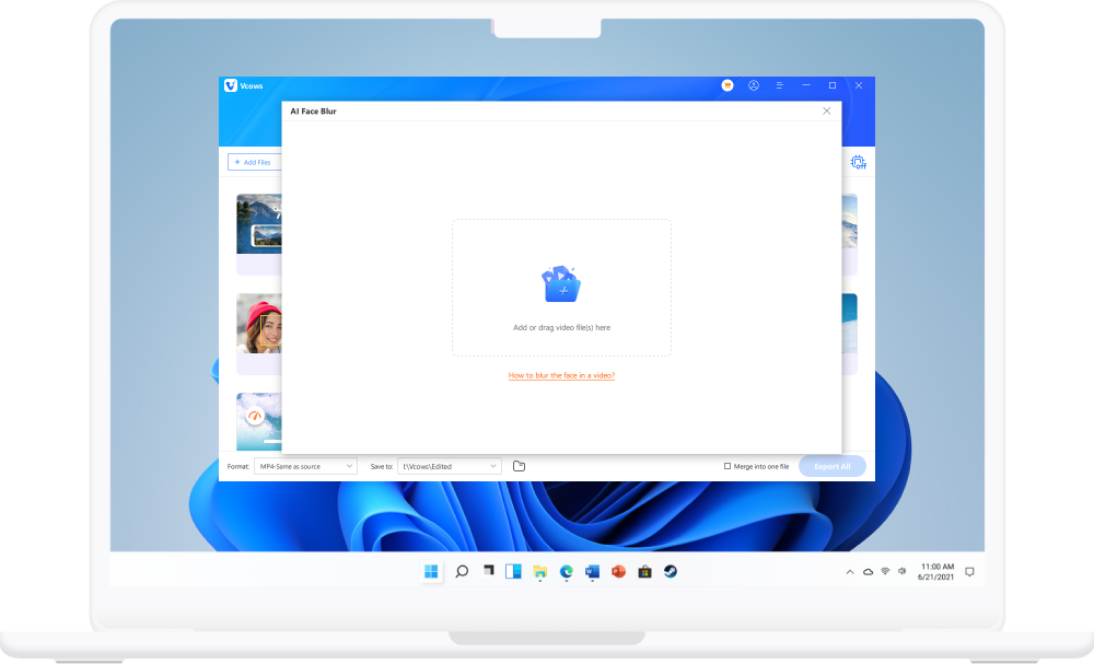 add or drag a file